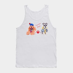 Fashionable dogs Tank Top